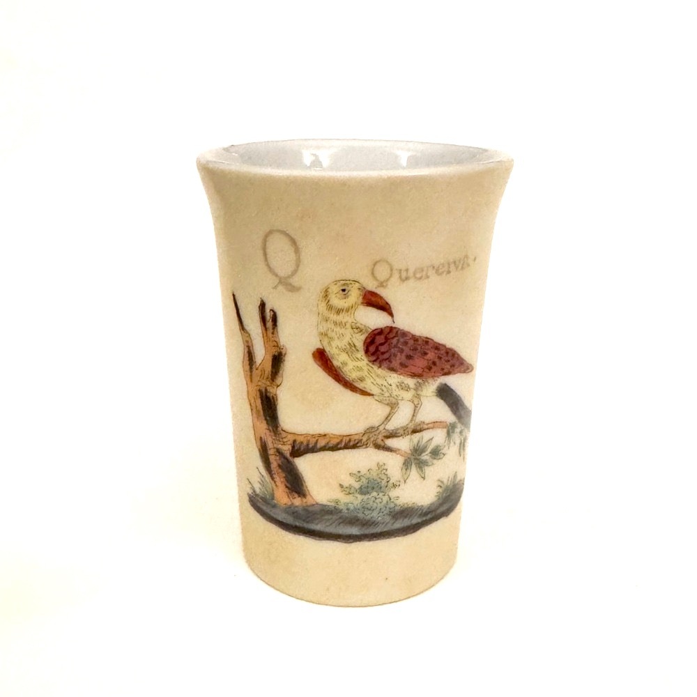 John Derian Porcelain Decoupage Tumbler